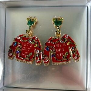 NIB Christmas Themed Earrings